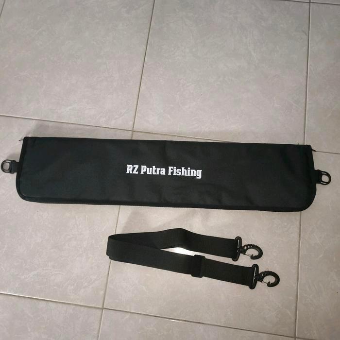 Promo Tas Joran Dompet Lipat Microfishing Serbaguna Material D300 Waterproff Bonus Sabuk Selempang C