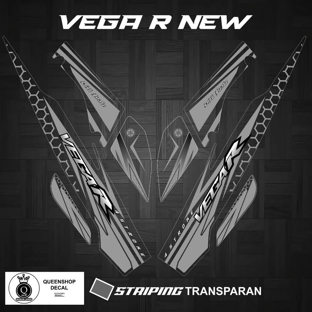 Striping Transparan Vega R New / Stiker Variasi Vega R New