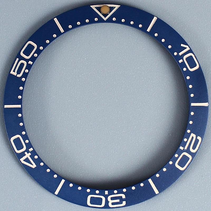 Bezel Jam Tangan Keramik Alloy 38mm untuk Casing Jam 40mm NH35 NH34 SUB GMT Diving Aksesoris Jam Tan