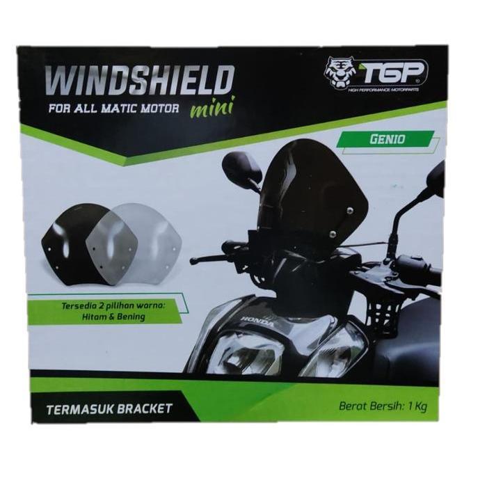 Visor Windshield Universal Beat New Kaca Visor Scoopy Old Variasi Motor - TGP Bening