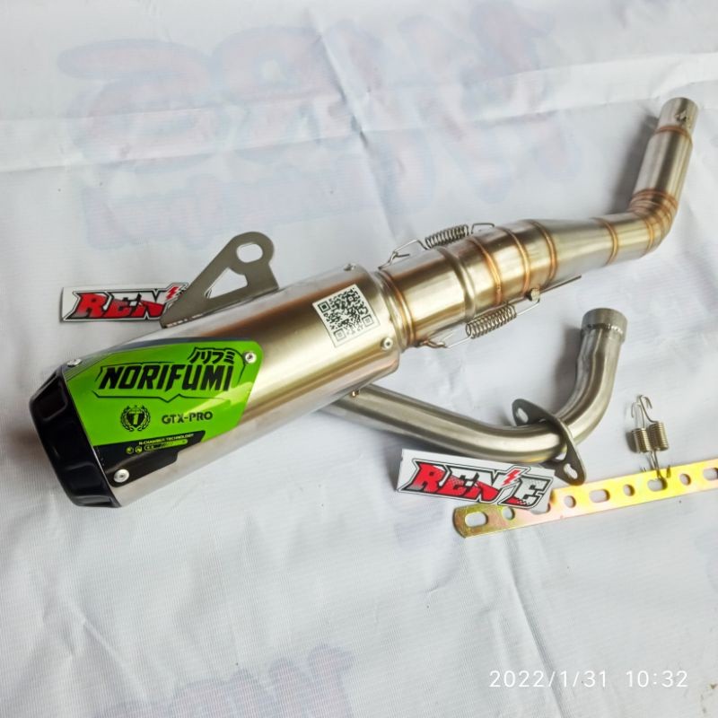 Knalpot norifumi gtx Knalpot racing NORIFUMI GTX Jupiter z. Vega r. Smash.DLL gtx rbt norifumi