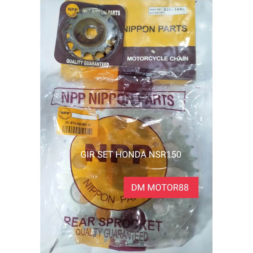 GIR SET MOTOR HONDA NSR 150