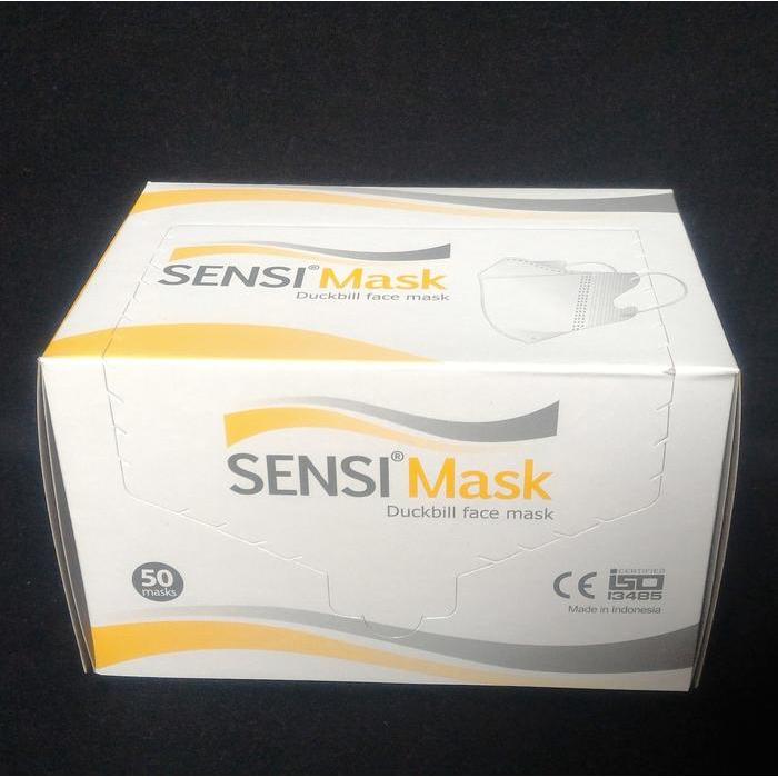 masker sensi duckbill masker debu mulut 3 ply