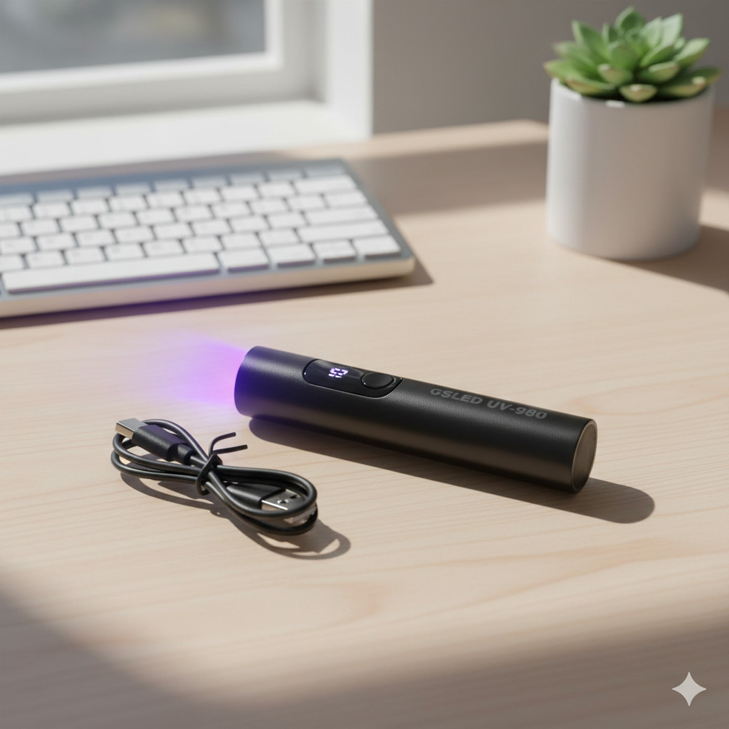 Senter UV 365nm GSLED Rechargeable USB Type C Premium