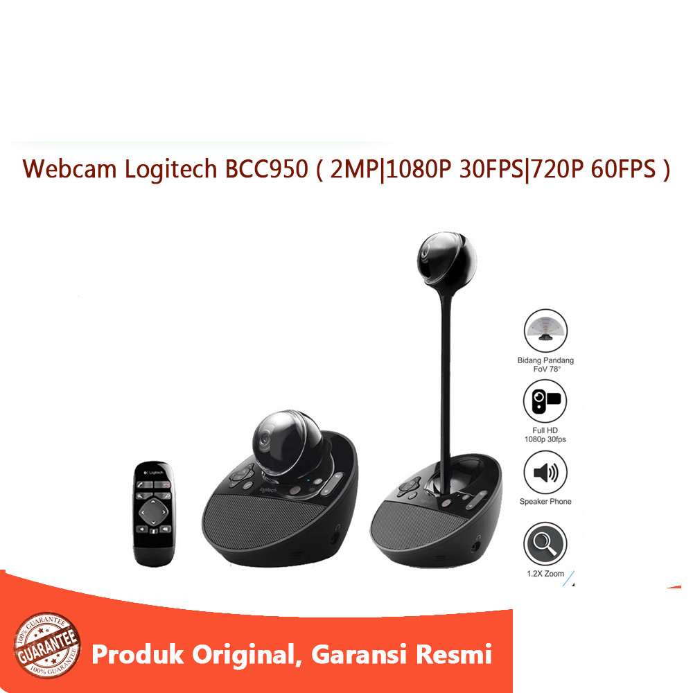 Webcam Logitech BCC950 ( 2MP|1080P 30FPS|720P 60FPS )