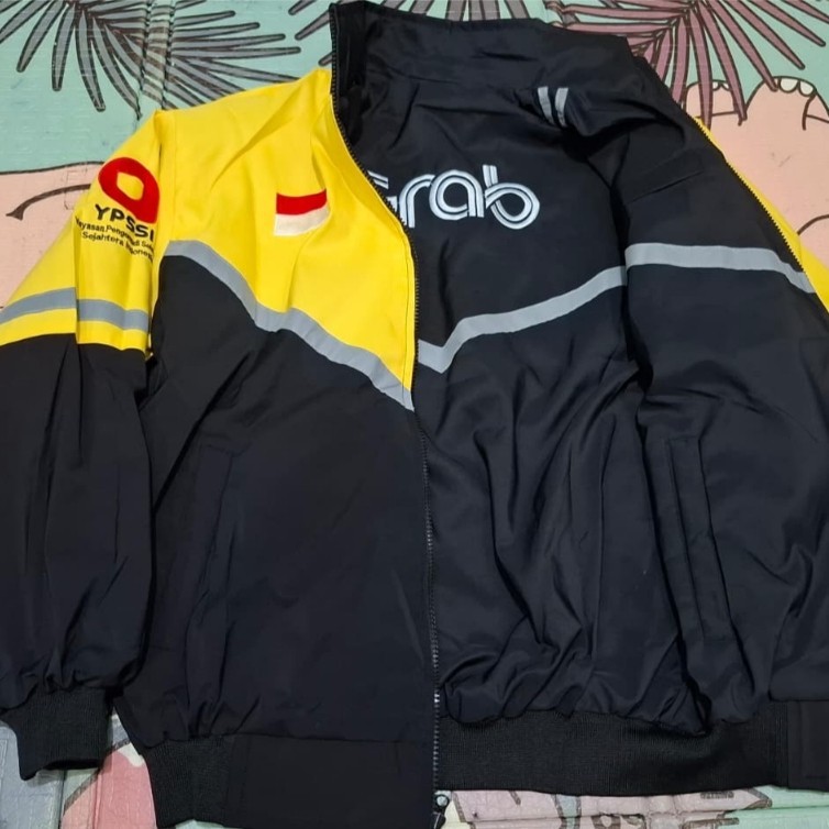 JAKET MAXIM ORI GRAB HITAM MODEL TERBARU 2026 MURAH