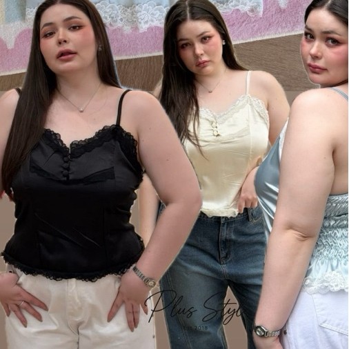 Plus Style - Atasan Wanita Premium / Tank top / camisole / kamisol / Baju big size / Atasan jumbo / 