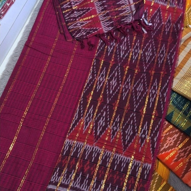 NEW ENDEK TENUN EMAS TUMPAL CEPUK SET SELENDANG | ENDEK SEKORDI | ENDEK TUMPEL CEPUK |BESTSELLER | P