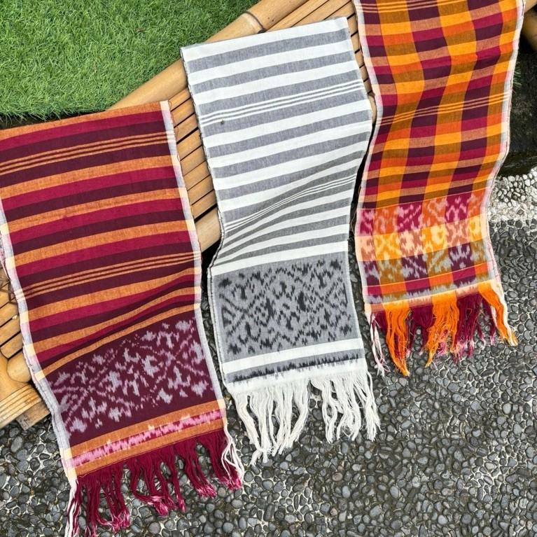 Selendang blangket motif peplendoan viral || selendang peplendoan || selendang bali || selendang vir