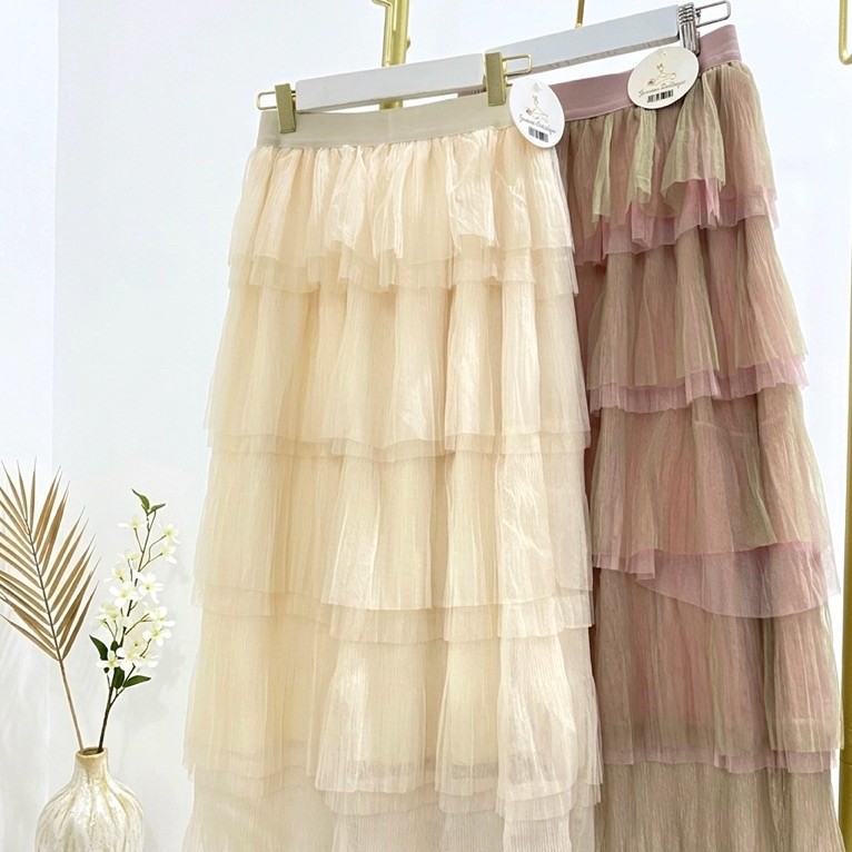 Rok TUTU (Layered Tulle Skirt / Rok Tutu) Tingkat Princess.