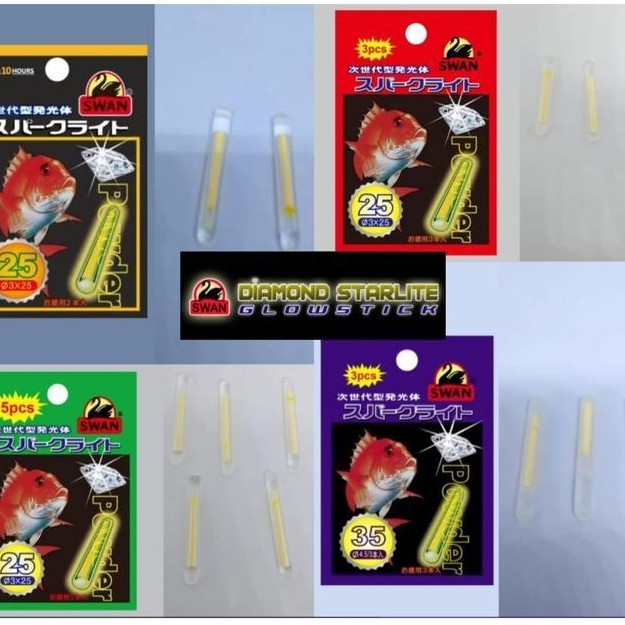 Accessory Starlet Pancing Swan Diamond Lightstick, Variant Sizes, Tahan Lama