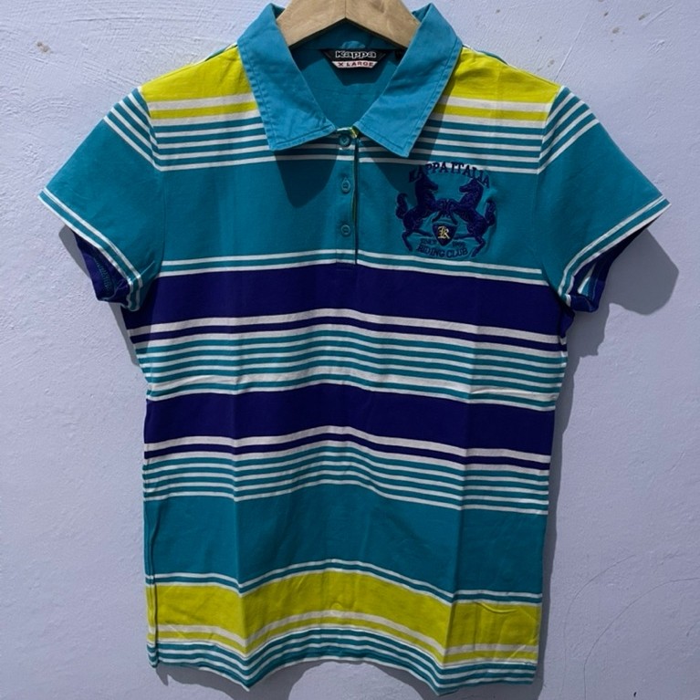 Kaos Kerah Cewek Kappa Original Second