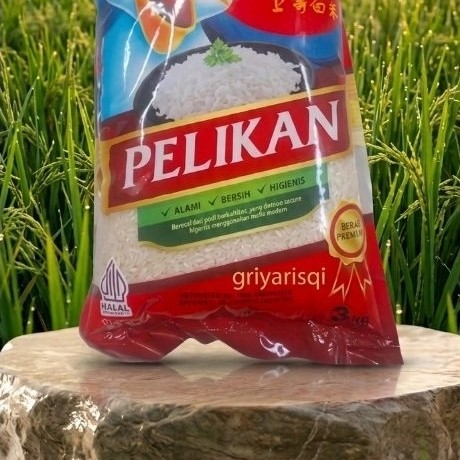 Beras premium 3kg 5kg Pelikan Sintanola Uduk Bulog tanpa pemutih