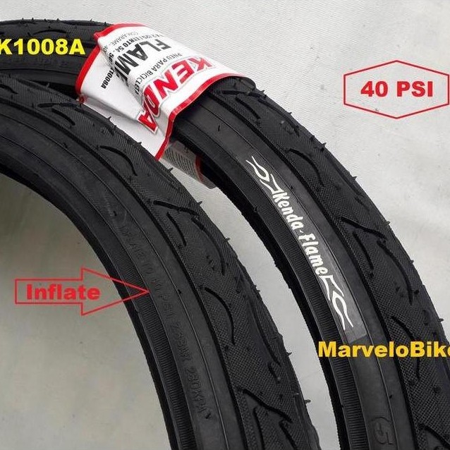 Ban Luar Sepeda 24 x 2.125 26 x 2.125 Kenda Flame K1008A