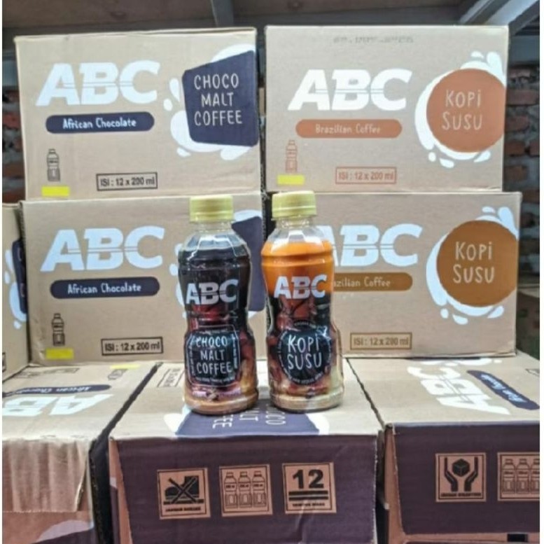 Abc susu botol 1 dus isi 12 botol