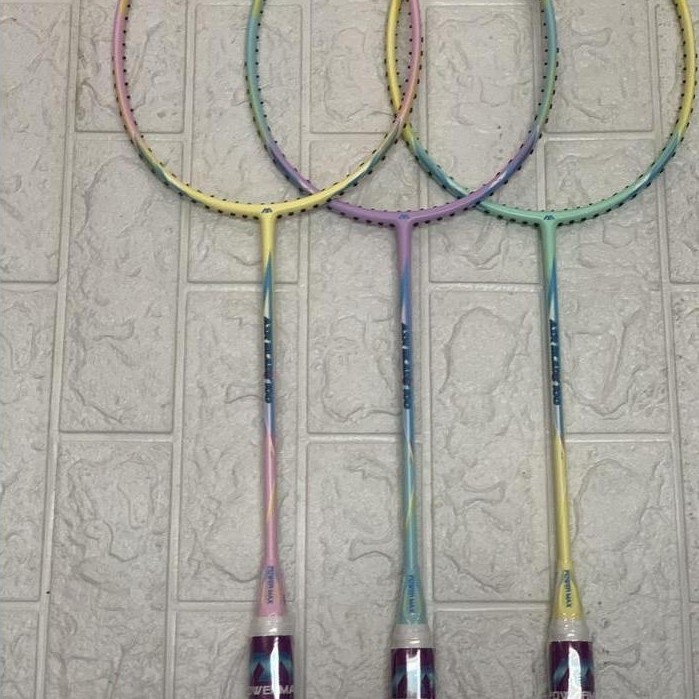 Raket Badminton POWER MAX NEW AIR BLADE 100 GRIP 4U G6 MAX 36 LBS