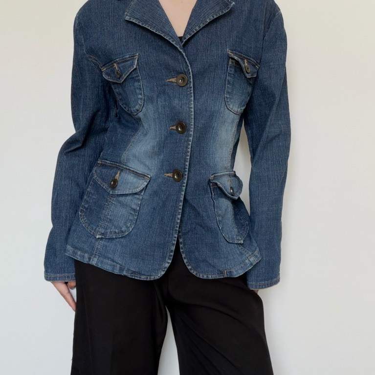 Jacket denim jeans vintage