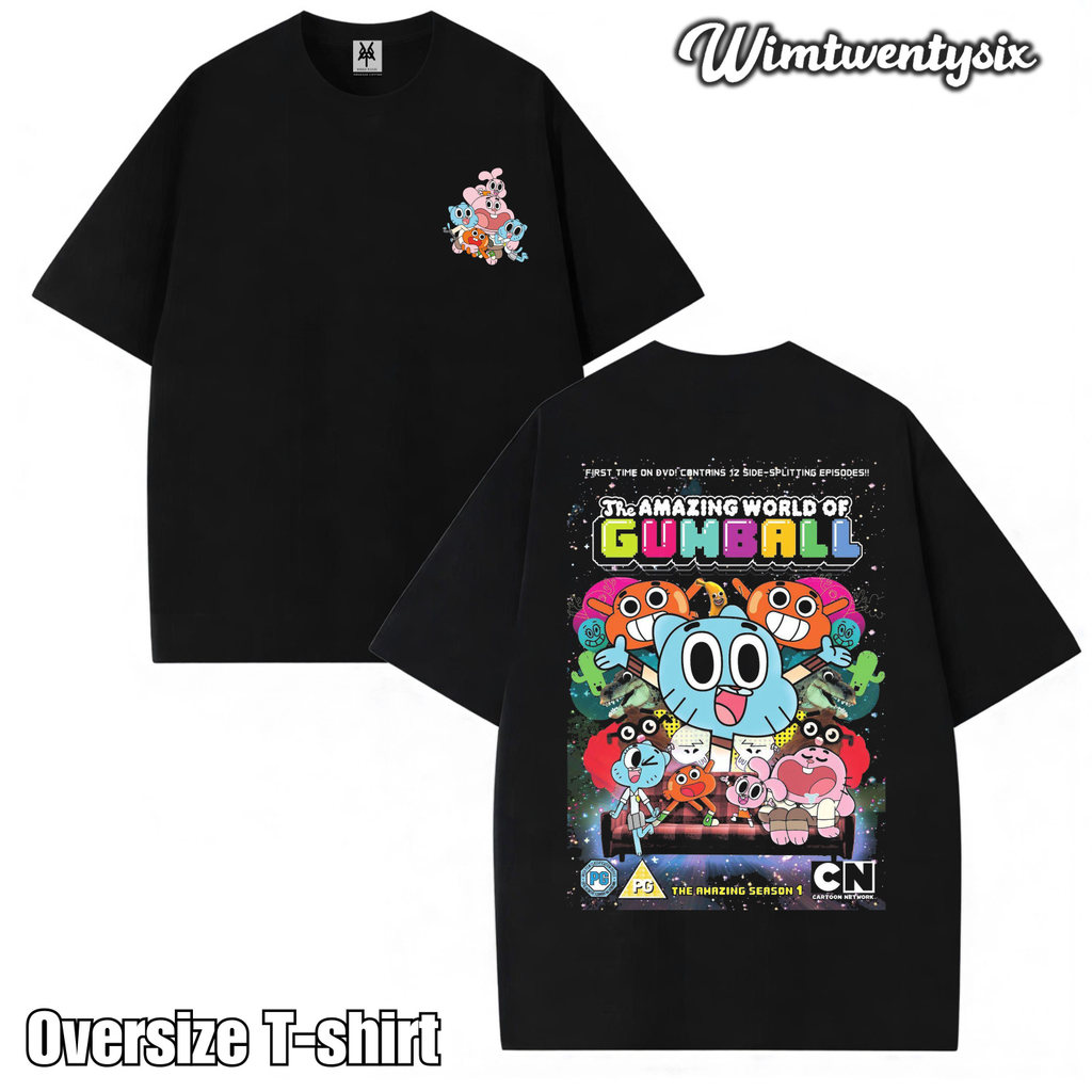 KAOS OVERSIZE CARTOON GUMBALL VINTAGE TEE