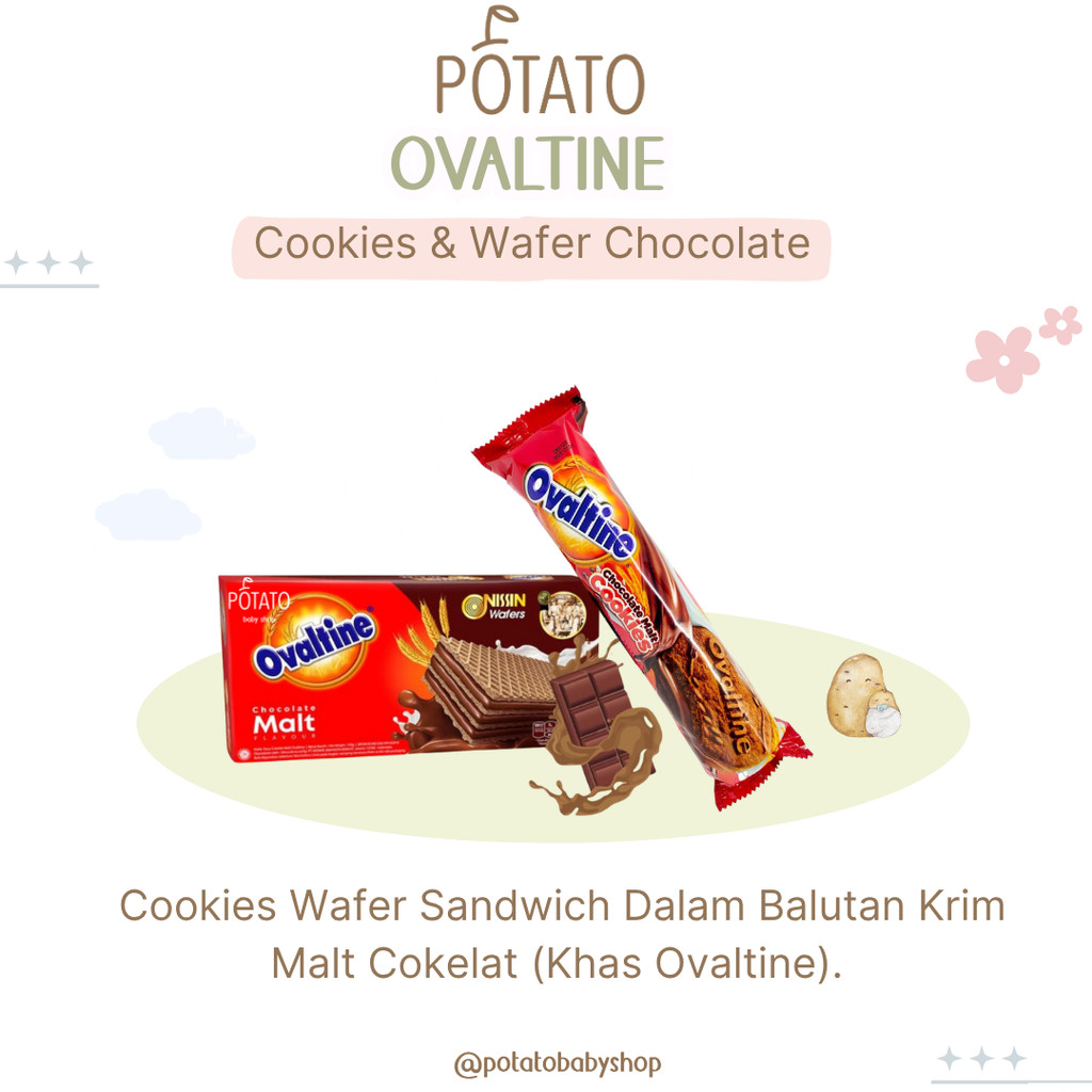 Ovaltine Wafer & Cookies Chocolate Malt/Cookies Sehat Ovaltine