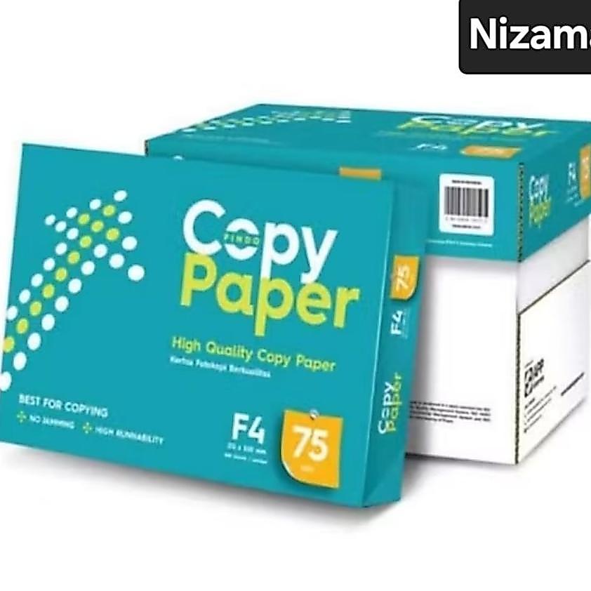 F4 Kertas Copy Paper F4 75 Gsm 1 Box = 5 Rim