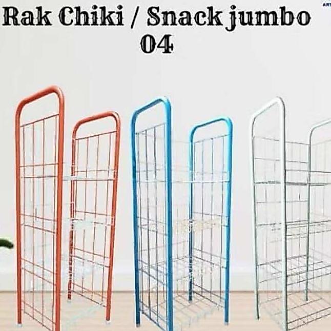 Rak Chiki , Rak Chiki 4 Susun / Rak Chiki Jumbo / Keranjang Chiki / Rak Chiki Serbaguna