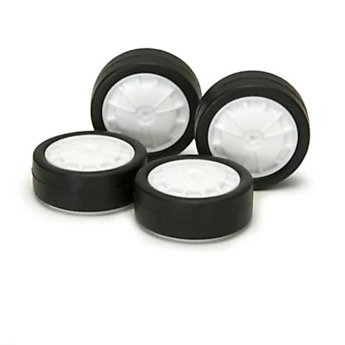 TAMIYA 15442 LOW PROFILE TIRE & WHELL SET [FOR SUPER X & XX CHASIS]