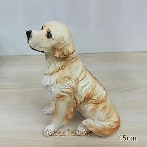 PATUNG PAJANGAN ANJING GOLDEN RETRIEVER
