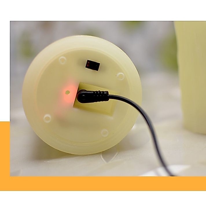 Lilin Led elektrik Api Bergoyang Charger