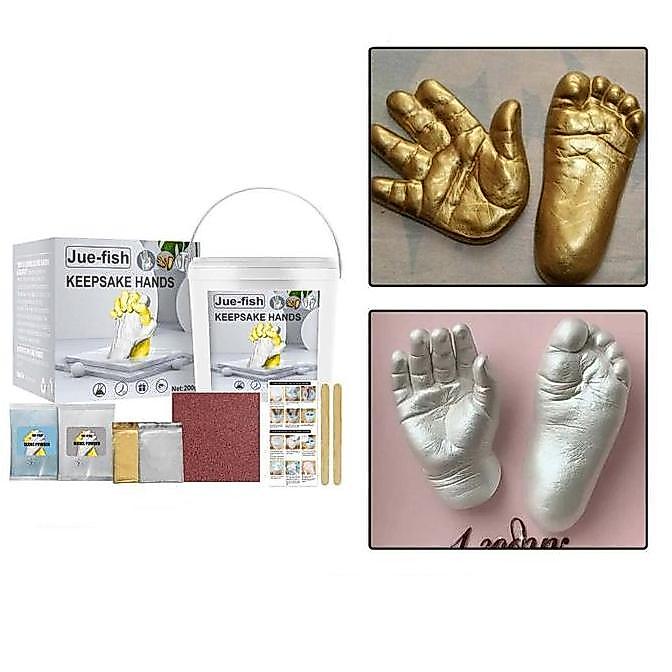 QROPSNO DIY Hand Casting Kit Hand Casting Anak Cetakan Patung Tangan Hand Casting Kit Couple