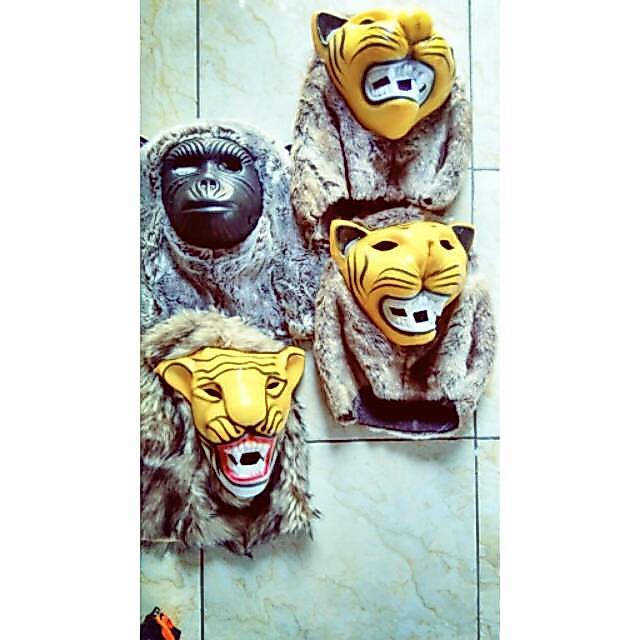 Topeng harimau Topeng macan Topeng Monyet monkey