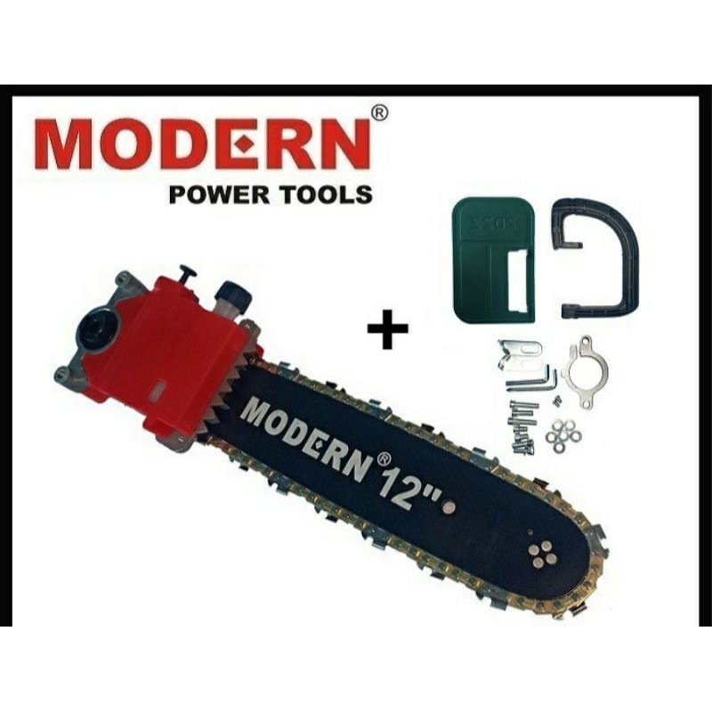 LEMUSHOP CHAINSAW CHAIN SAW MINI GRINDA GERINDA GURINDA  MODERN 12INCH 12IN 12 IN INCH