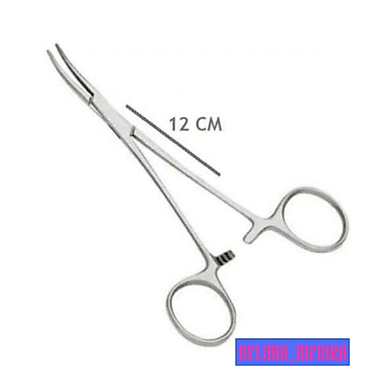 Klem Bengkok Mosquito 12cm / Mosquito Klem Bengkok / Klem Arteri Bengkok Mosquito