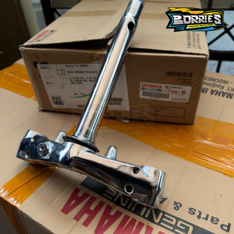 SEGITIGA BAWAH CHROME CROME T STANG AEROX 155 ORI ASLI YGP