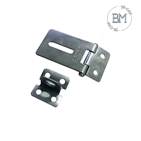 Overval Plat Galvanis Tebal 2 Inch Voxy Overpal Grendel Cantolan Gembok Kunci Pintu 2 Inci 5 Cm BMS