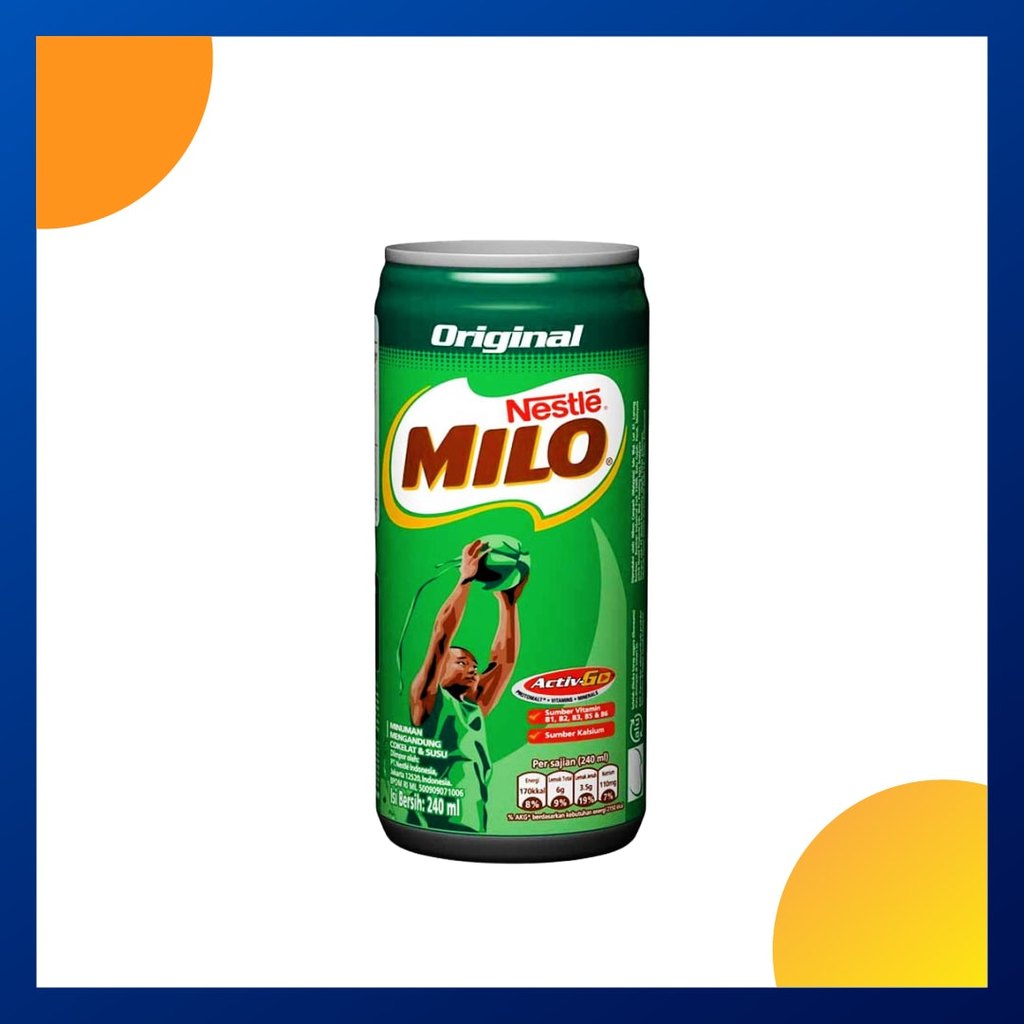 Milo Active-Go Original 240 Ml Kaleng