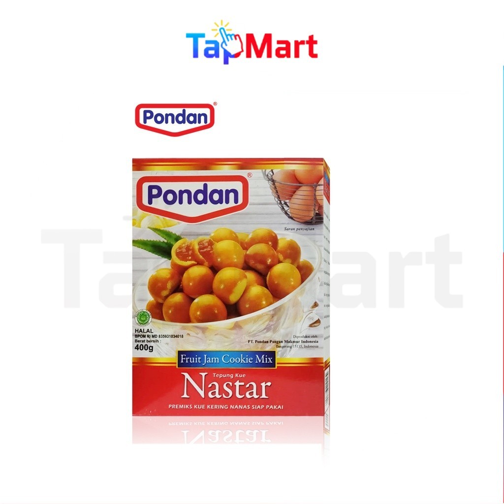 TapMart - PONDAN Tepung Kue Nastar - Fruit Jam Cookie Mix 400 gr