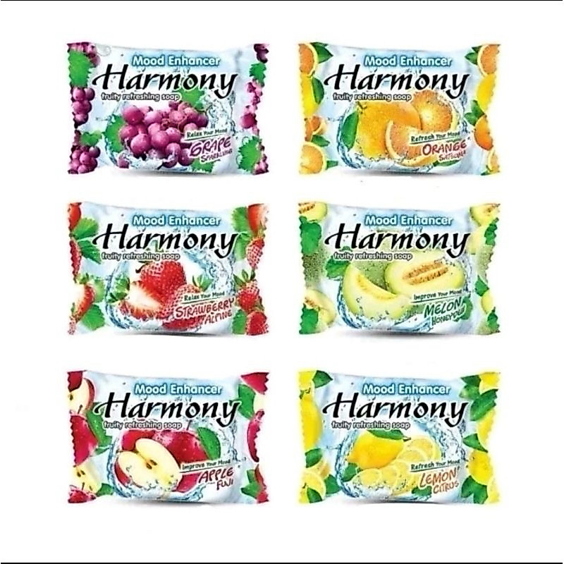 SABUN BATANG MANDI HARMONY / HARMONY FRUITY REFRESHING SOAP BPOM / HARMONY SABUN MANDI SABUN MURAH S