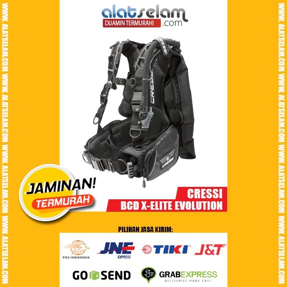 BCD Cressi X-Elite Evolution – Professional BCD IC771002 /  BCD Cressi Commander Evolution / BCD Scu