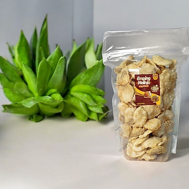 Emping melinjo matang asin gurih Original asli Ciwaringin Cirebon
