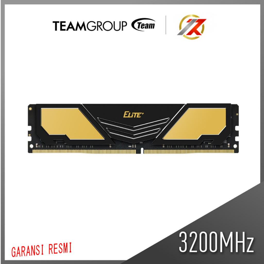RAM TEAM ELITE PLUS 8GB (1x8GB) 3200mhz DDR4 (TPD48G3200HC2201) | MEMORI RAM PC TEAM ELITE PLUS 8GB 