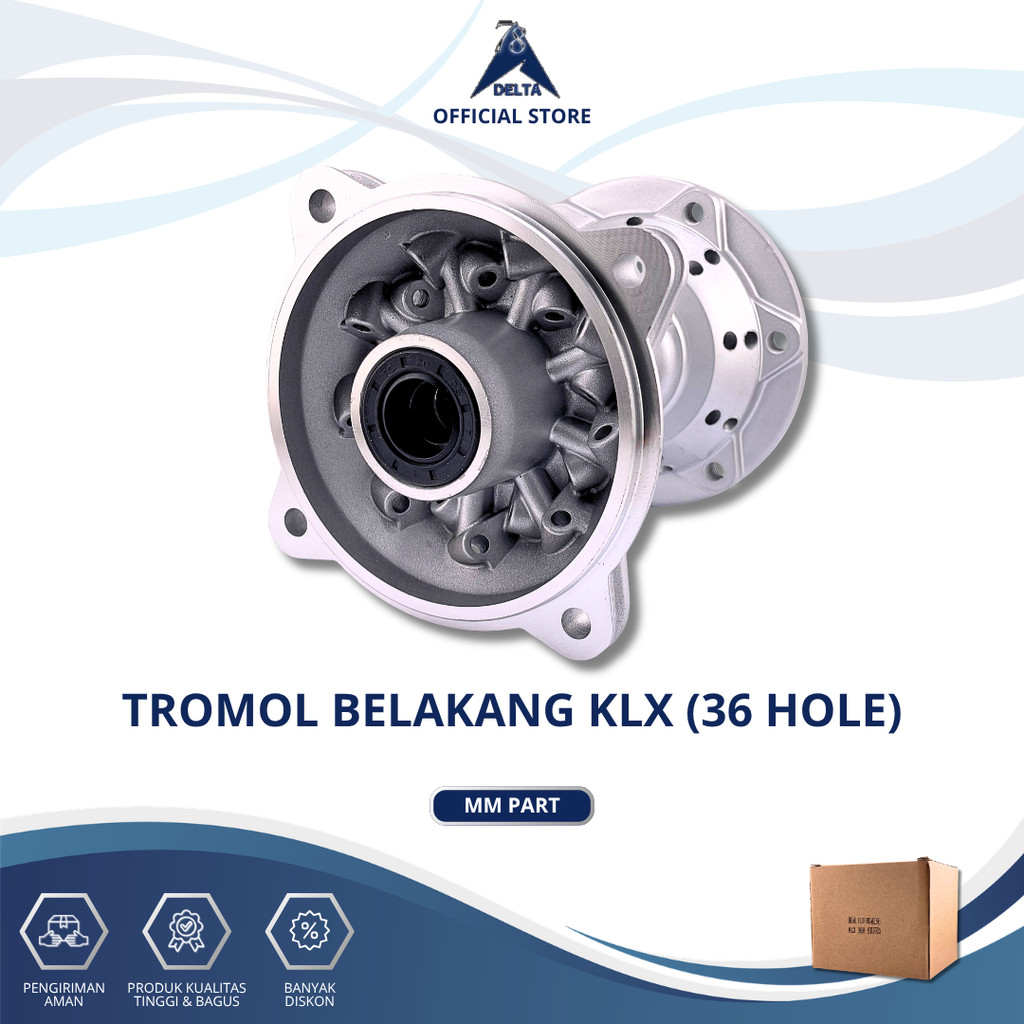 TROMOL BELAKANG KLX 36 HOLE - TROMOL KLX 150 BELAKANG 36 HOLE / TROMOL DEPAN KLX 150 36 HOLE