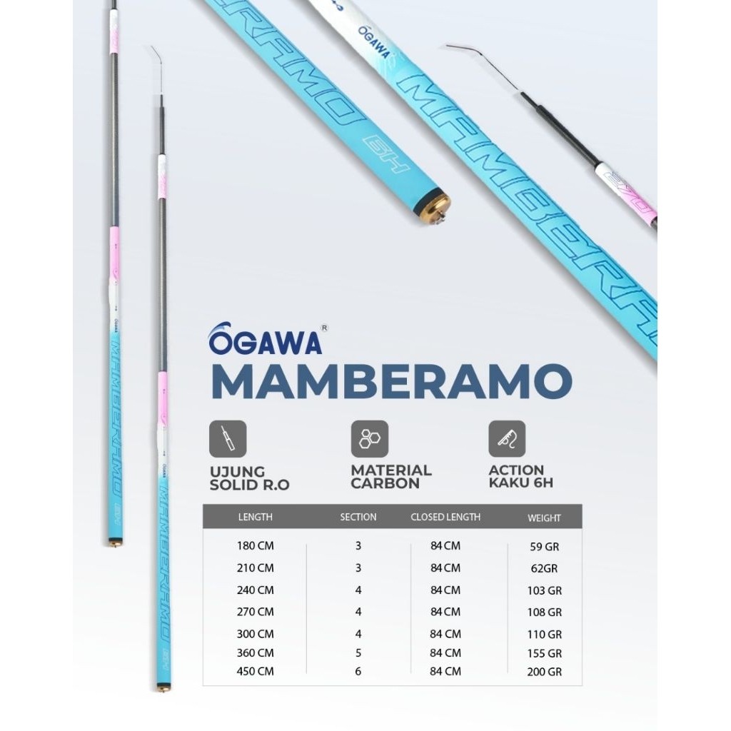 tegek ogawa mamberamo | tegek kaku|tegek ruas 85cm