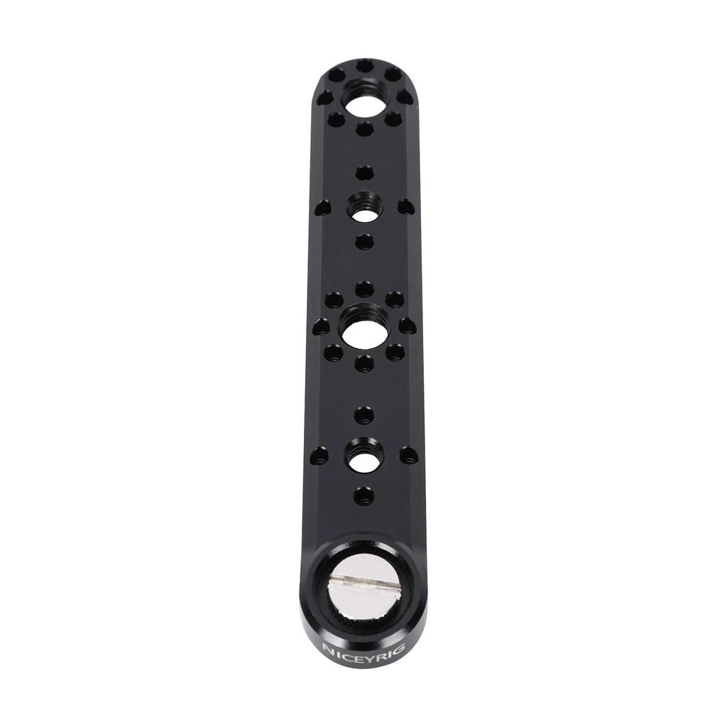 Niceyrig Nato Rail with 1/4 & 3/8 Arri Locating Mounting Points