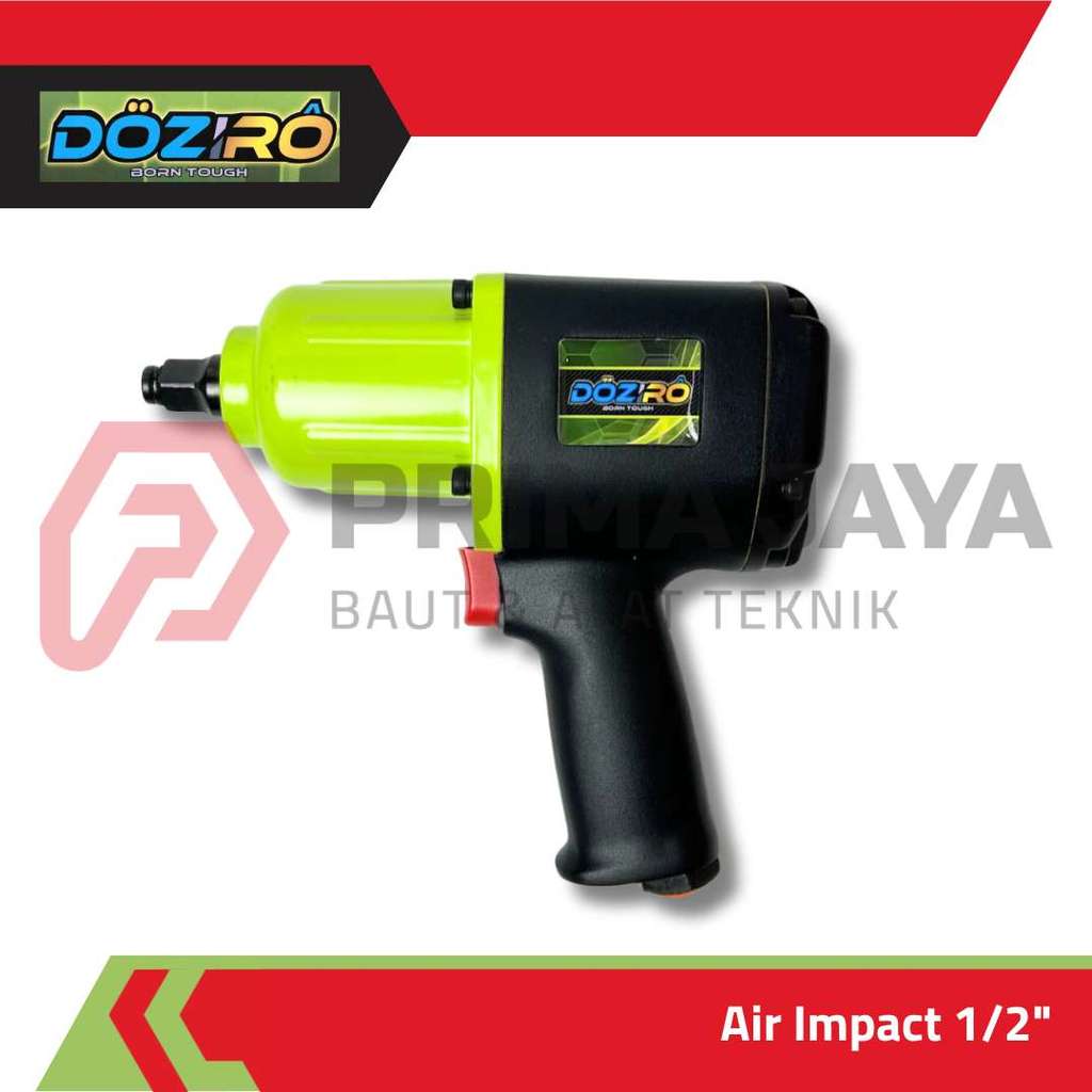 AIR IMPACT WRENCH TWIN HAMMER / ALAT PEMBUKA BAUT TENAGA ANGIN 1/2" DOZIRO