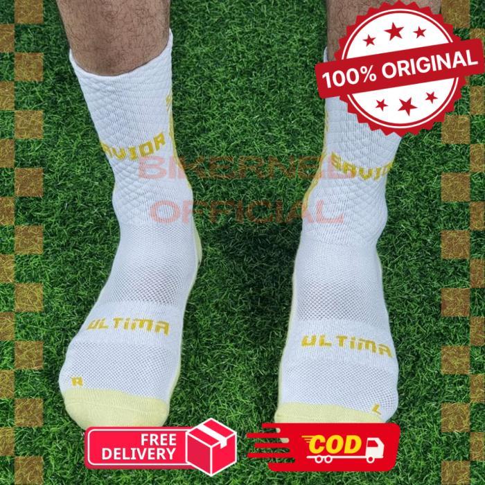 Kaos Kaki Anti Slip Pendek Savior Ultima Original Warna Putih - -, -