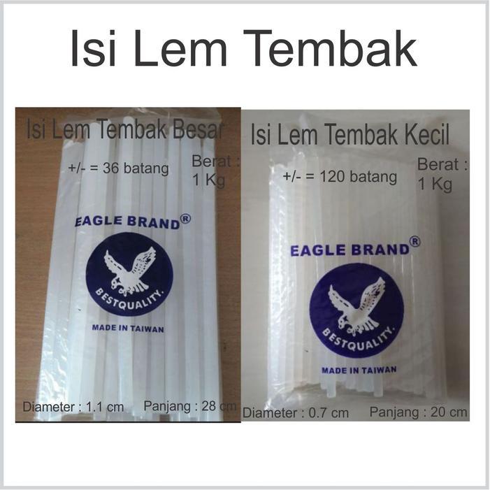 Isi Lem Tembak 1 kg merk Eagle - Lem Besar