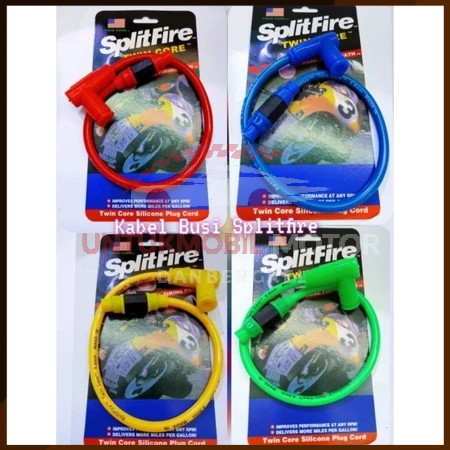 Kabel Busi Splitfire Universal + Cangklong / Kop Busi Motor Kabel Busi Splitfire Universal