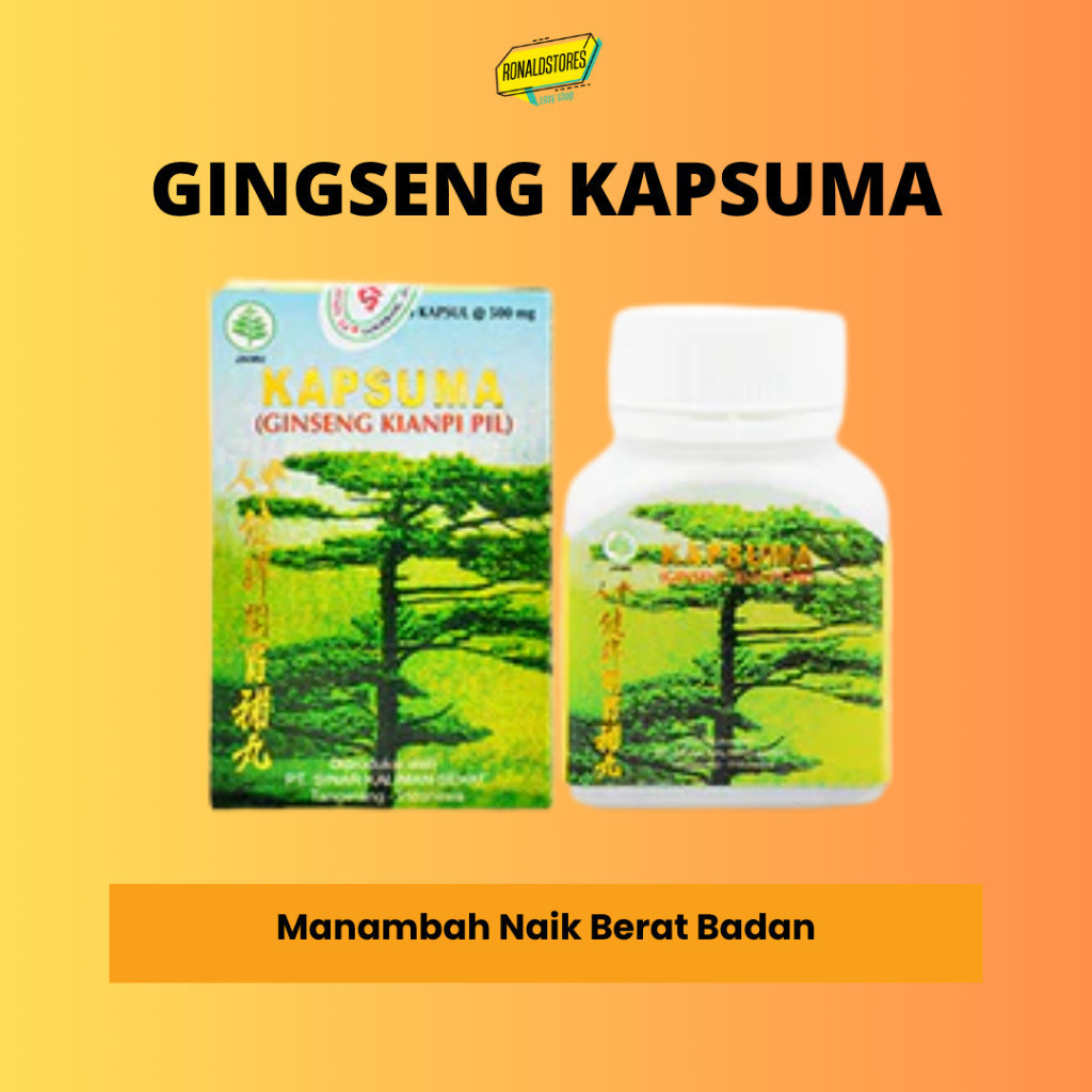 Obat Asli Cina - Kapsuma Penggemuk Badan Herbal Original | Ginseng Kiann Pii Pill BPOM Aman