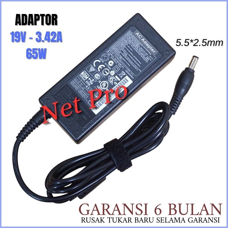 Adaptor Charger Toshiba Satellite C805 C850 C840 L840 L800 -NPRO