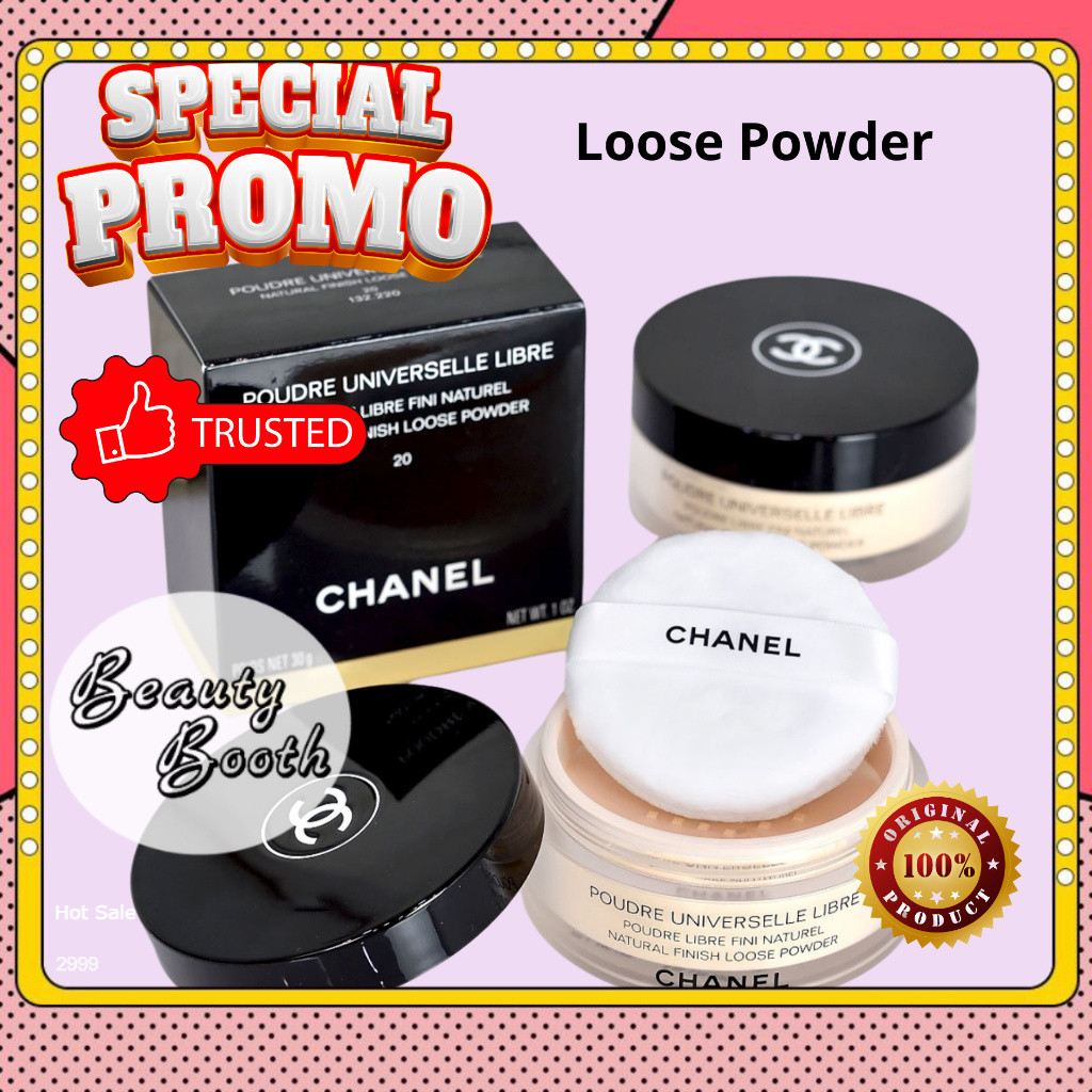 CHANEL Poudre Universelle Libre Natural Finish Loose Powder Bedak Tabur - Beautybooth Beauty Booth